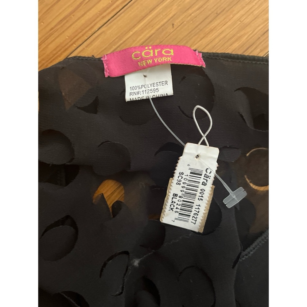 Cara New York Black & Cream Scarves- 2 Pieces - Picture 9 of 10